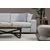 Atelier del Sofa Ugaona garnitura Loop 20 95x85x282cm Bela