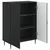 Kreveta Crna 66 x 34,5 x 89,5 cm Konstruirano drvo