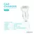 Auto punjac Pluginn PI-35 5V 2.4A 2xUSB sa iPhone Lightning kabel