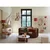 Rjava mizica 72x90 cm Mahelona – Light & Living