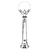 Opviq Spoljna lampa BSU-68209-BSY-B, 95 cm, Podna, E27, 60W, IP65, Crna
