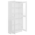 VIDAXL vitrina (82.5x30.5x185.5cm, iverna plošča), bela