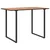Vidaxl Vrtna miza Rjava 100 x 55 x 70 cm les