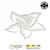 LED plafonska lampa F2089-40C WH