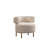 Atelier del Sofa Fotelja River Round Bela
