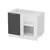 Hanah Home kuhinjski element Minar 7970, 105 cm, beli / antracit