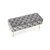 Halmar Tabure ATHENA gray/gold (1p=1szt)