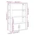 Komoda boja hrasta 80 x 30 x 119,5 cm od konstruiranog drva