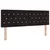 vidaXL Postelja boxspring z vzmetnico Črna 140 x 190 cm Žamet