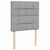 Vidaxl Box spring postelja z vzmetnico svetlo siv 100x200 cm blago