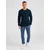 KnowledgeCotton Apparel Pulover Vagn, modra