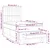Box spring krevet s madracem svjetlosivi 90x190 cm od tkanine