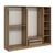 Hanah home Ormar Kale 210 225x210x52cm Bež