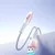 Joyroom Kabel serije Crystal-Clear 3A USB-A – iPhone Lightning, 1,2 m – bel