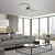 Rabalux Plafonjera Formand, LED 38W, 1100lm, 3000K, 115cm, Crna