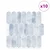 Pernata pločica 10 pcs Svjetloplava 30 x 30 cm Poliuretan i PET
