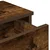 Zidna polica s ladicama dimljeni hrast 60x28x15 cm