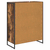 Ormar za cipele Dimni hrast 79 x 36 x 100 cm Konstruirano drvo