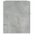 Kupaonski ormarić za umivaonik beton sivi 41x38,5x46 cm