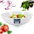 shumee MONA bela porcelanasta skleda za solato 26 cm, 2,5 l