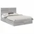Krevet s od storage Siva Sonoma 140 x 200 cm Konstruirano drvo