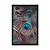 Plakat pavje pero - 60x90 silver