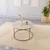 Hanah Home Royal klub sto O 75 cm, antik / travertin