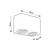 RABALUX Ugradno/nadgradno svetlo kobald crno