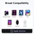 USB-C v Lightning OTG adapter Mcdodo OT-2590 36W, 480Mbps, E-Mark čip, hitro polnjenje, z vrvico - black