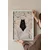 WallXpert uramljena slika 115191, crni konj među belim konjima, 50 x 70 cm, beli ram