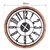 Wallity Zidni sat Bunella, 80x80 cm, Crno-braon