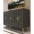 HANAH HOME Komoda Robber KB150 Anthracite Silver