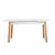 HANAH HOME Trpezarijski sto i stolice Santiago 1048 2 AB