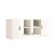 Hanah Home Komoda 139x61,8x46,3cm Bela