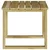stol Prirodna 40 x 40 x 36 cm Impregnirana borovina