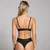 MP Womens V-Neck Bralette - Black - XS