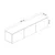 Hanah Home TV Komoda Neon, 160x35x32 cm, Kesten