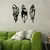 Wallity Zidna dekoracija Feather Metal Decor, 78 x 65 cm, Crna