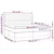 Vidaxl Box spring postelja z vzmetnico temno rjav 200x200 cm blago