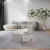 Wallity Klub sto Bubble 75x35x75cm Beli