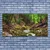 tulup.si Steklena slika Forest moss narava 140x70 cm 4 obešalnika