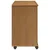 Vidaxl Gležnji kabinet s kolesom Medeno rjava 63,5 x 39 x 65,5 cm