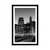 Plakat s paspartujem nočni New York v črnobeli varianti - 40x60 no frame