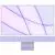 Apple 24 iMac with M1 Chip (Mid 2021, Purple)