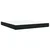 Vidaxl Box spring postelja z vzmetnico črna 180x200 cm žamet