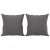 3-dijelni set sofa s jastucima sivi od umjetne kože