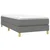 vidaXL Box spring postelja z vzmetnico temno siva 80x200 cm blago