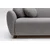 Atelier del Sofa Ugaona garnitura Eddy 273x162cm, Svetlosiva