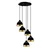 Opviq Luster Yildo-M-7006, 43x43x111cm, IP20, Crno-zlatne boje