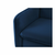 Temno modra žametna raztegljiva sedežna garnitura 194 cm Vienna – Cosmopolitan Design